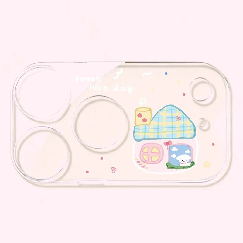 Niedlicher Doodle Kamera-Objektivschutz iPhone 17