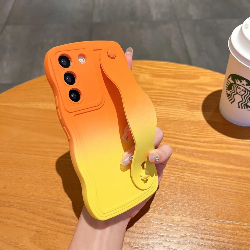 Gradient armband case with holder for Galaxy