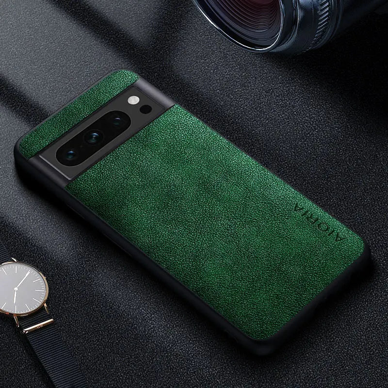 Premium Lederhülle für Google Pixel