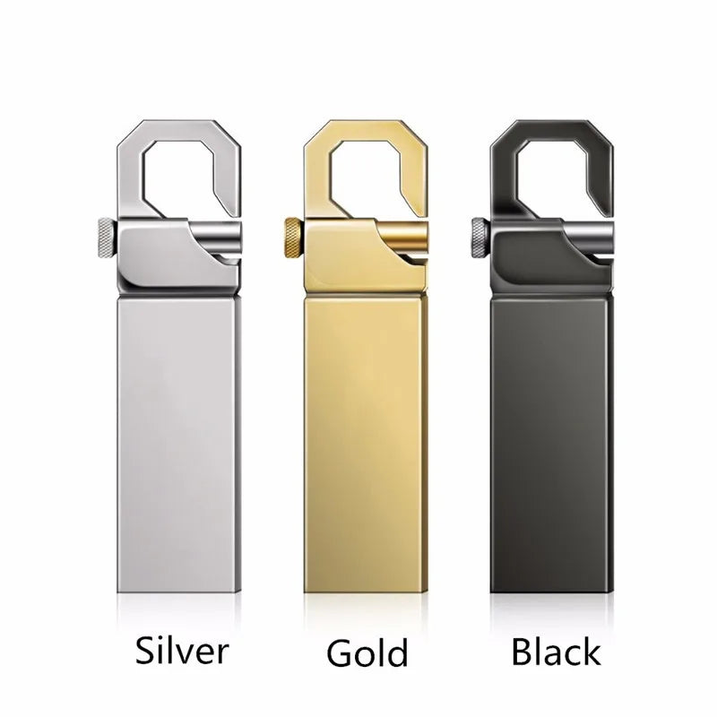 Hot Metall USB Stick 32–512GB Silber Gold