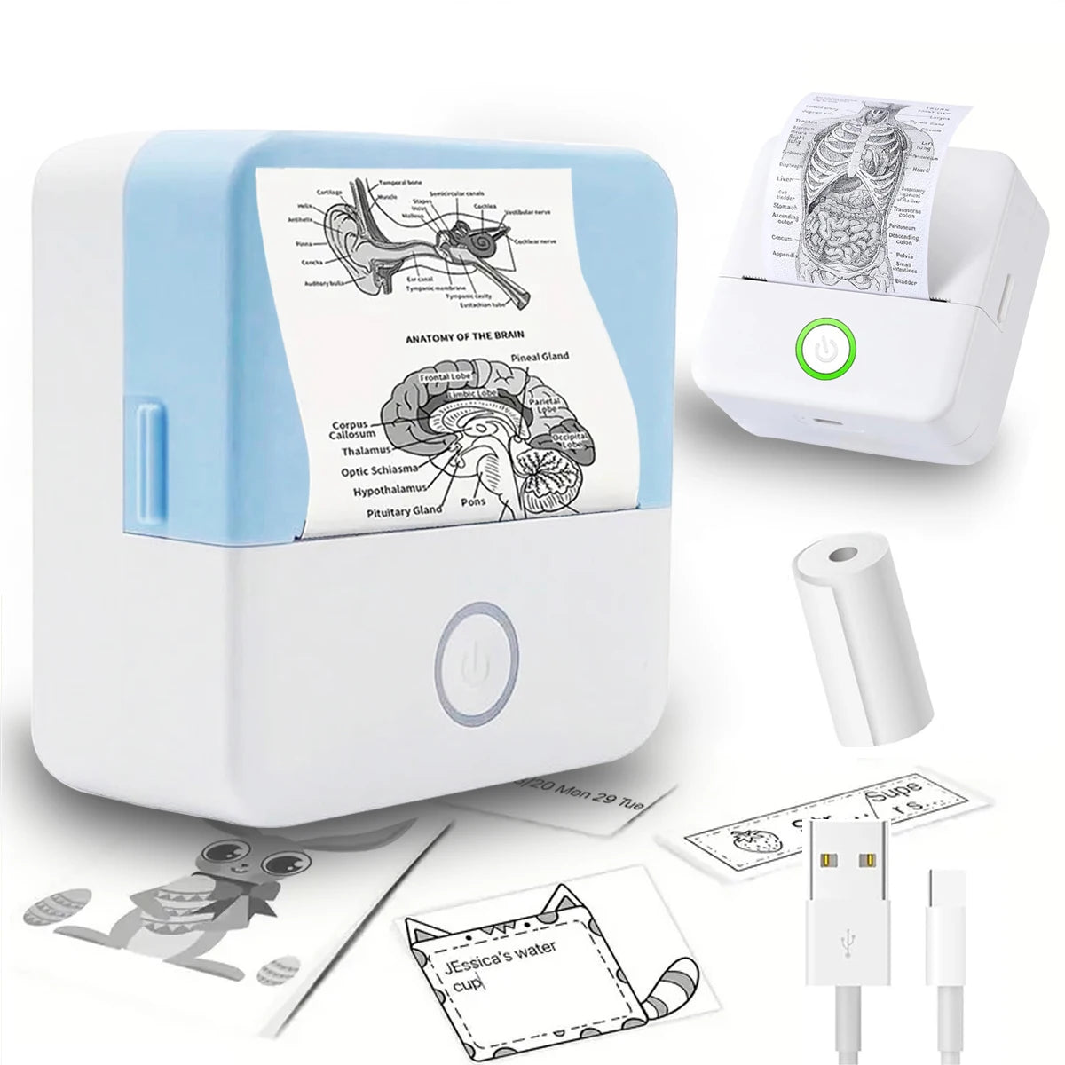 Mini Bluetooth HD-Thermodrucker für Studenten