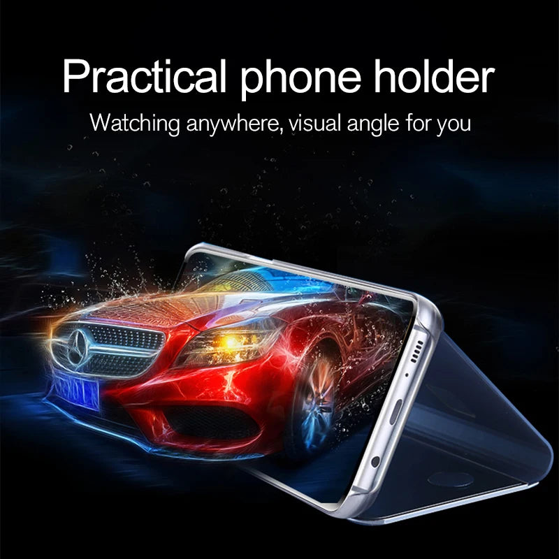 Luxuriöse Leder-Spiegelhülle Xiaomi