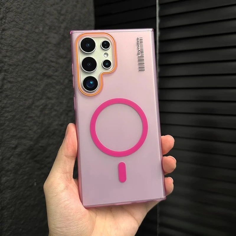 Luxus Magsafe-Hülle für Galaxy S25/S24