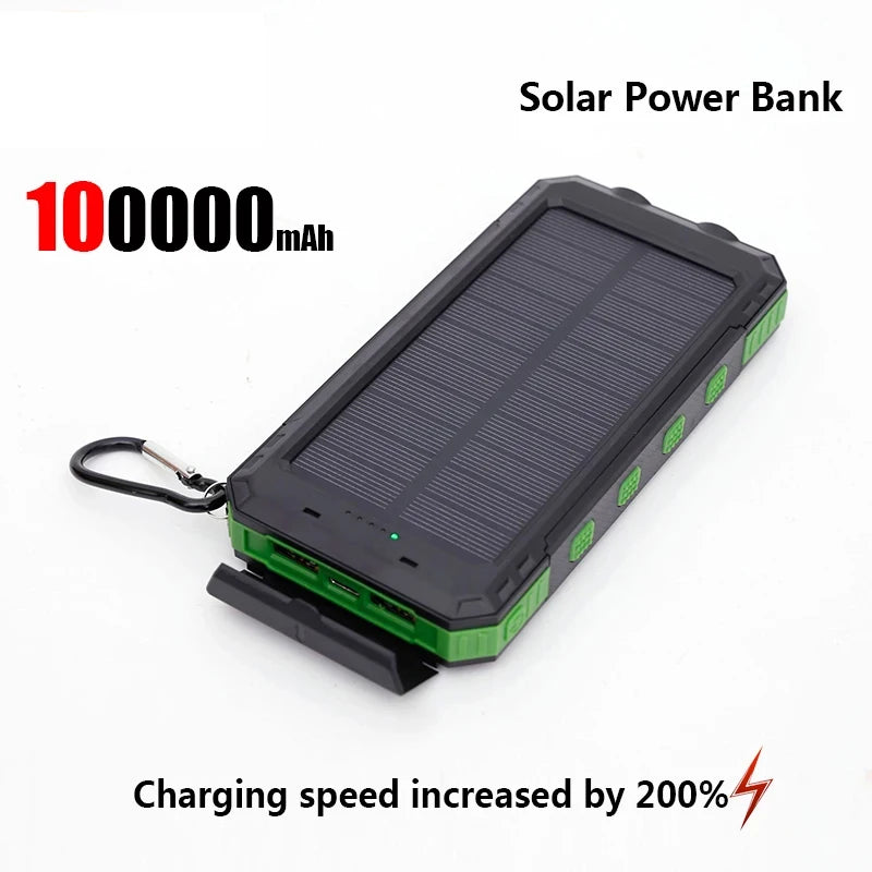 Solar Powerbank 200000mAh Schnellladegerät