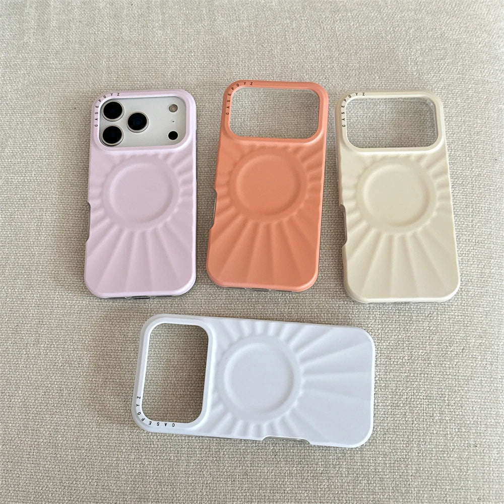 Luxus Ripple Silikon Hülle MagSafe iPhone Pro Max