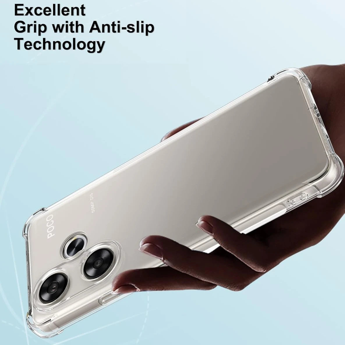 Stoßfeste TPU-Hülle für Xiaomi Poco F6 F5 X7