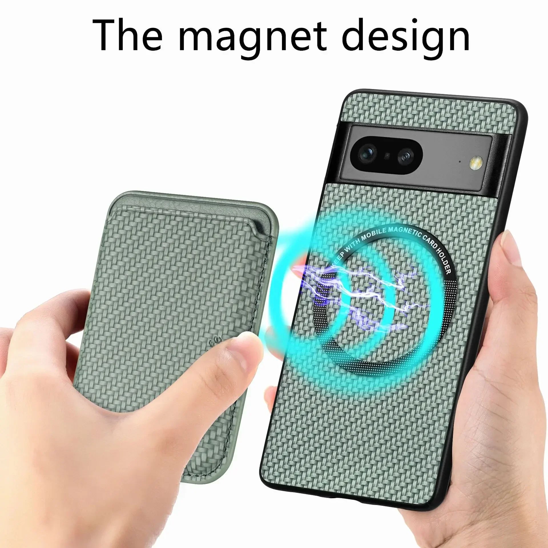 Magnetisches Kartenfach Case für Google Pixel 9 Pro XL