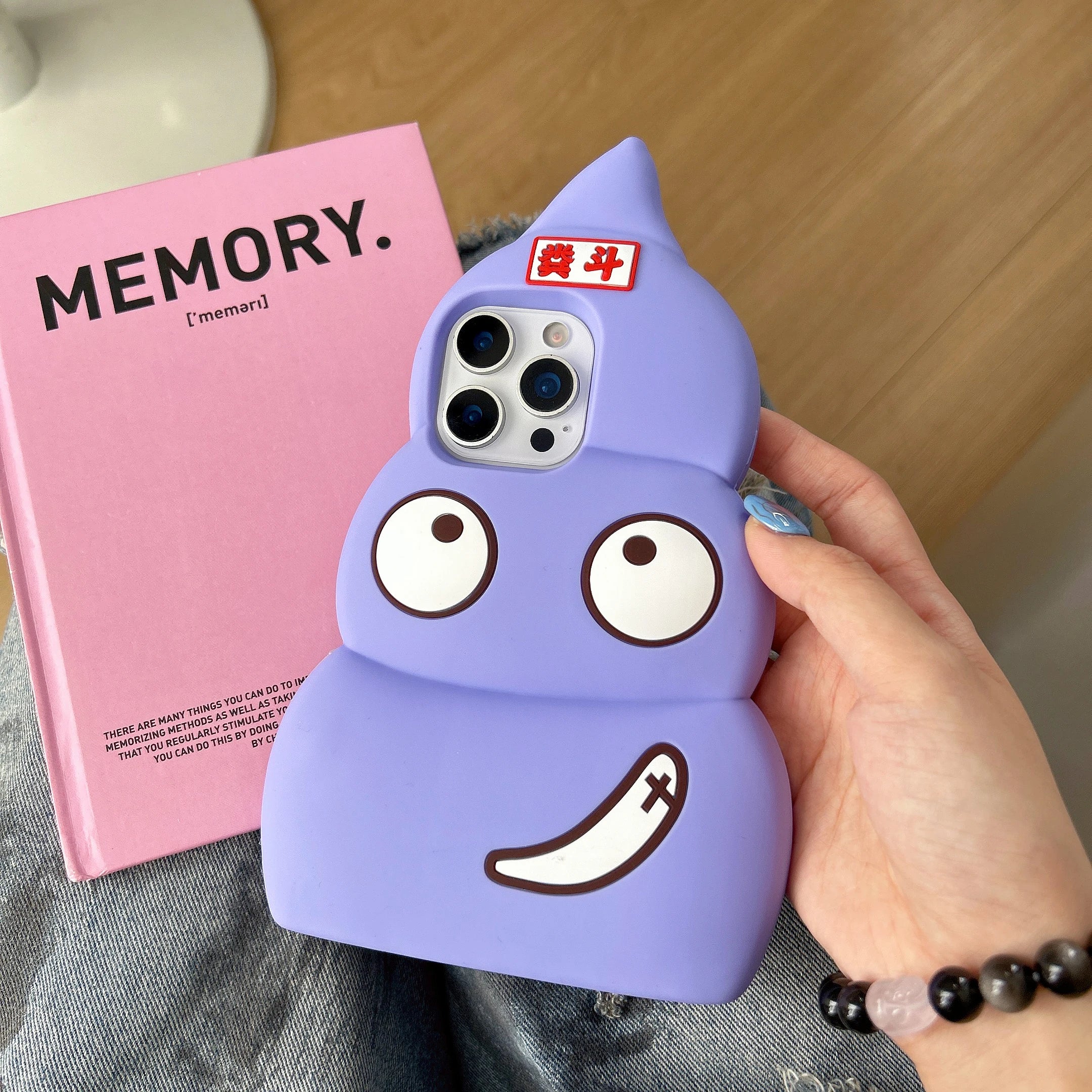 3D Poop Cartoon Hülle iPhone Silikon lustig weich