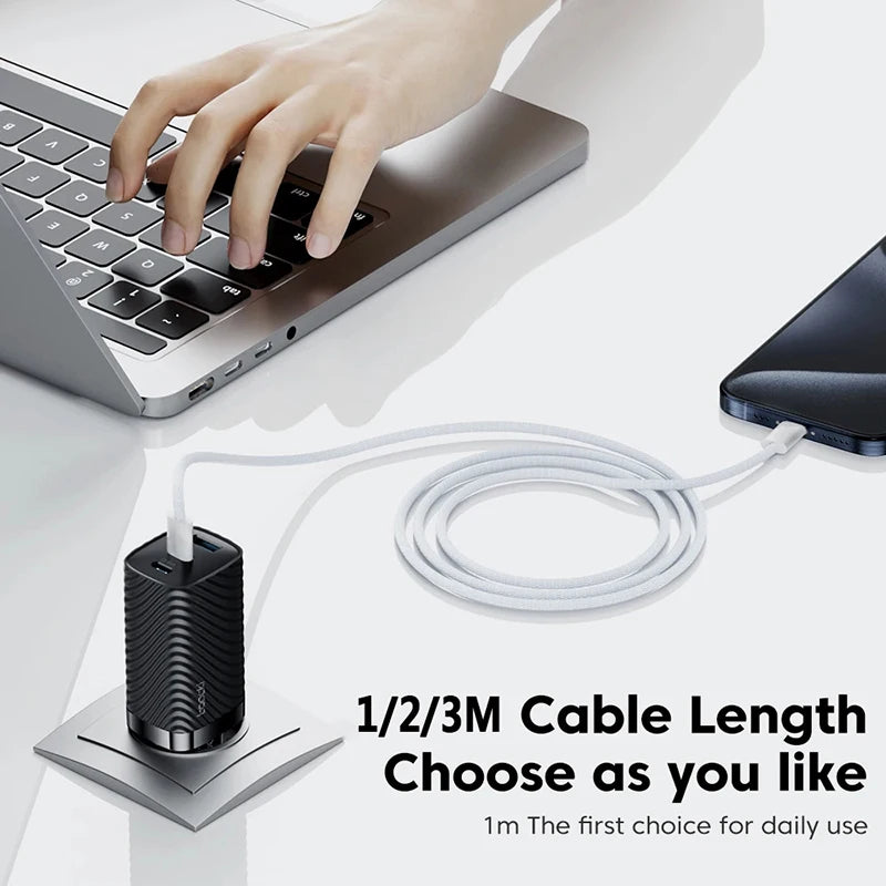 60W Typ-C Schnellladekabel iPhone