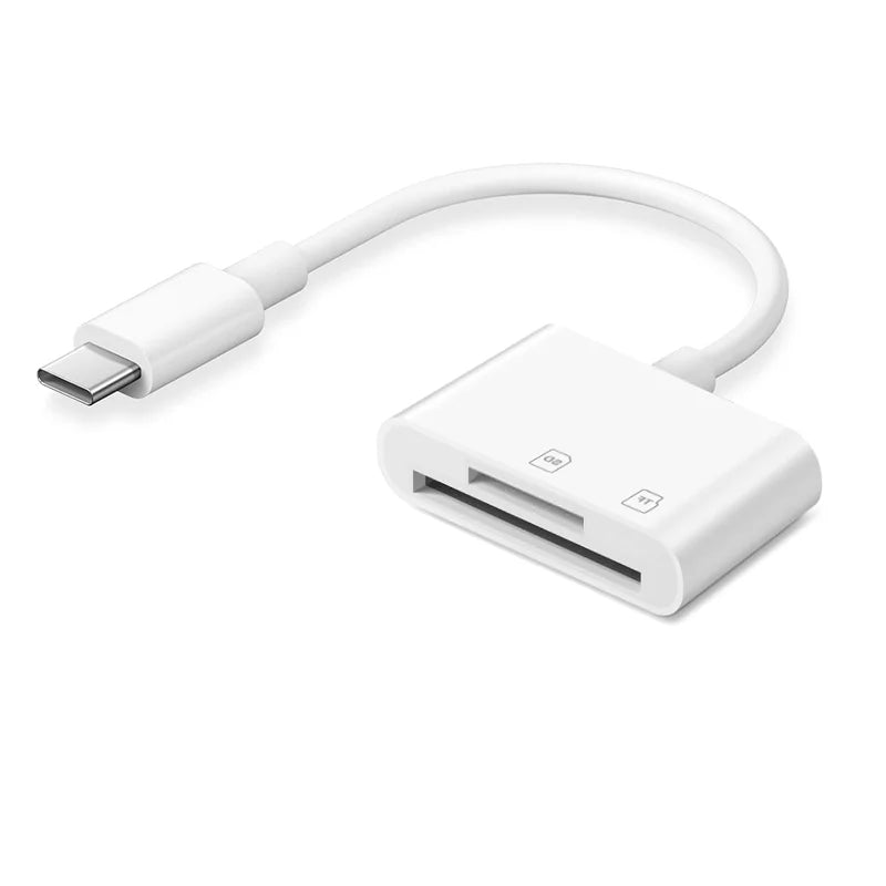 4-in-1 OTG Kartenleser Typ C für iPhone & PC