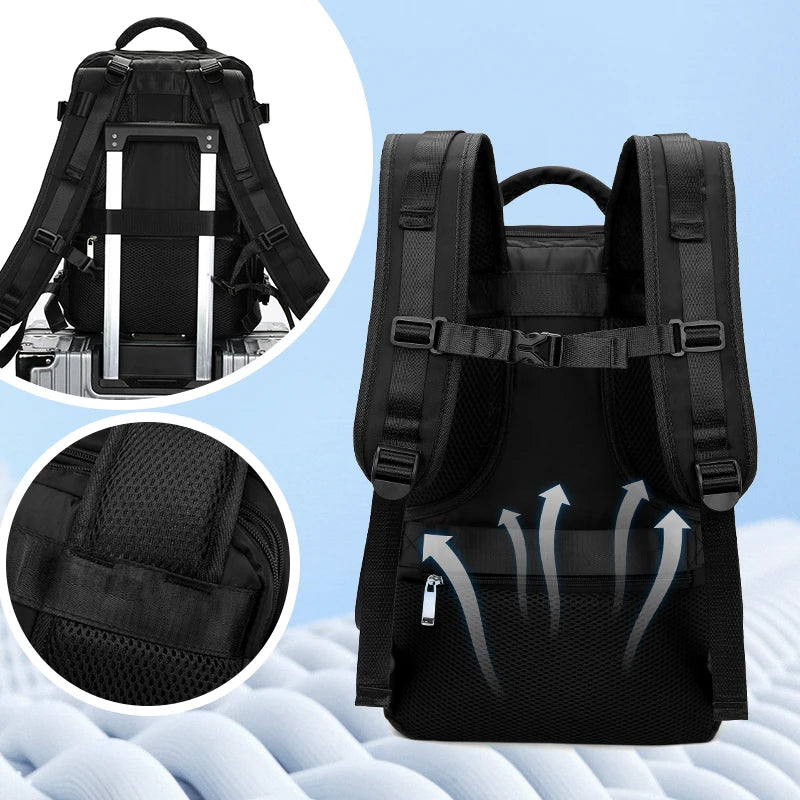 Herren Reise-Rucksack leichte Kapazität