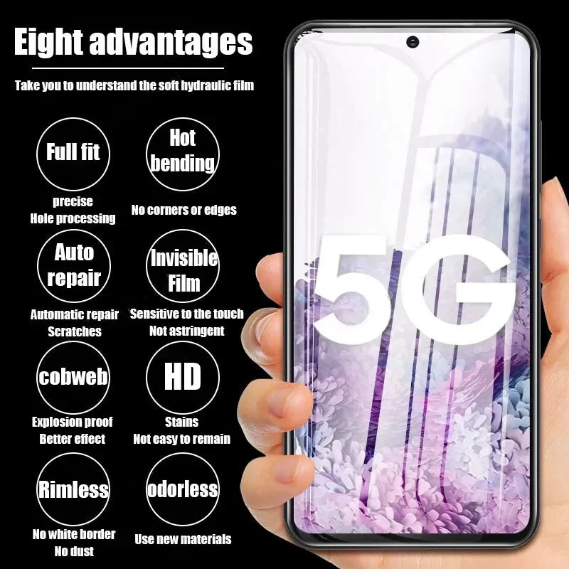 4er Hydrogel-Folie für Samsung Galaxy S8–S25 Ultra