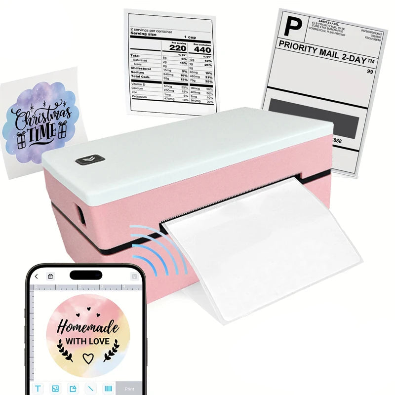 Marklife D200 Versandetikettendrucker 4x6 Bluetooth