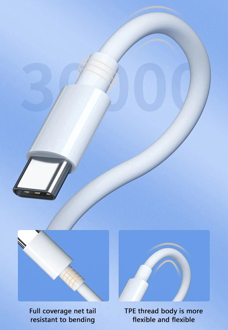 USB-C auf USB-C Schnellladekabel 100W