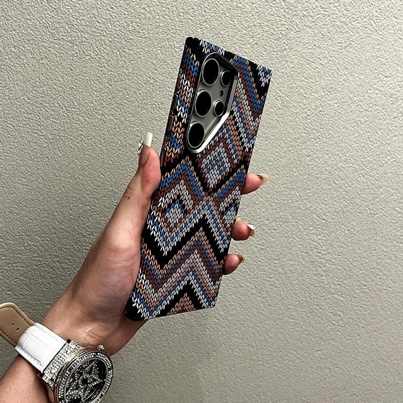 Carbon Fiber Magsafe Hülle für Samsung Galaxy S25