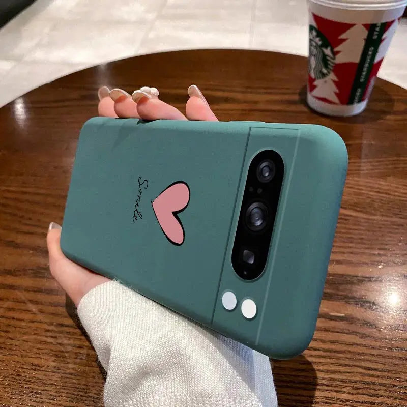 Pixel Hülle mit Love-Armband Silikon