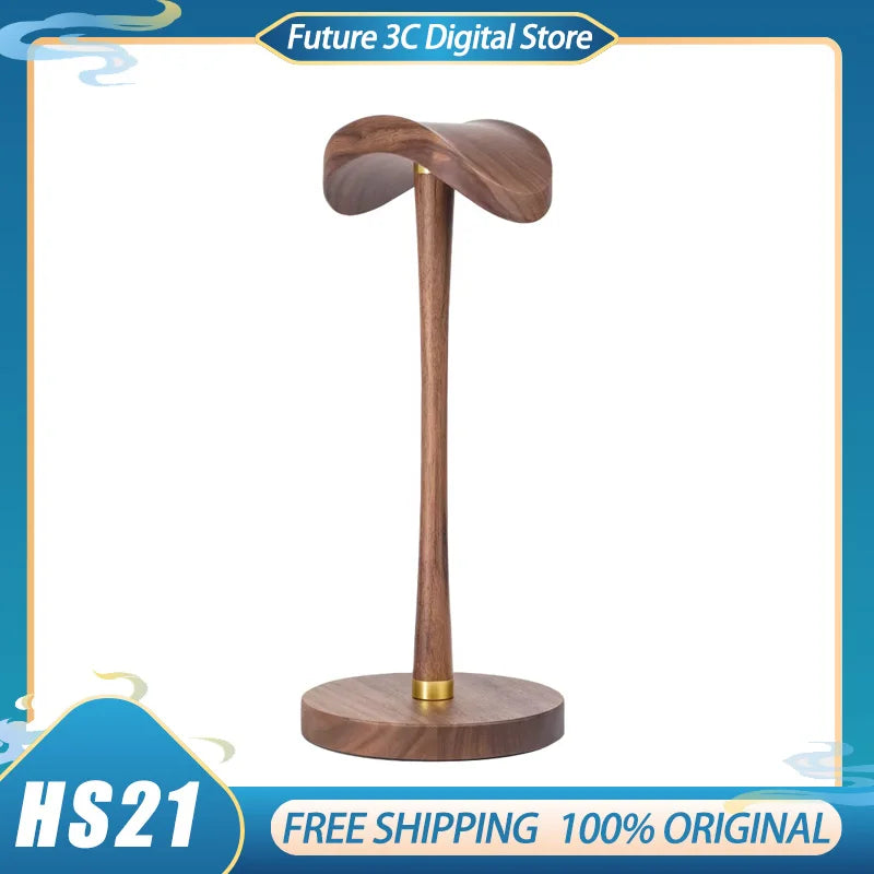 Walnuss Kopfhörerhalter aus Massivholz für Gaming