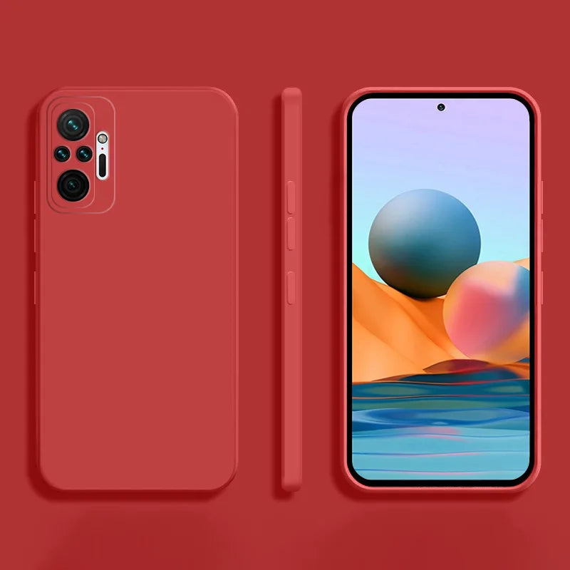 Quadratische Silikonhülle Redmi Note 10 Pro