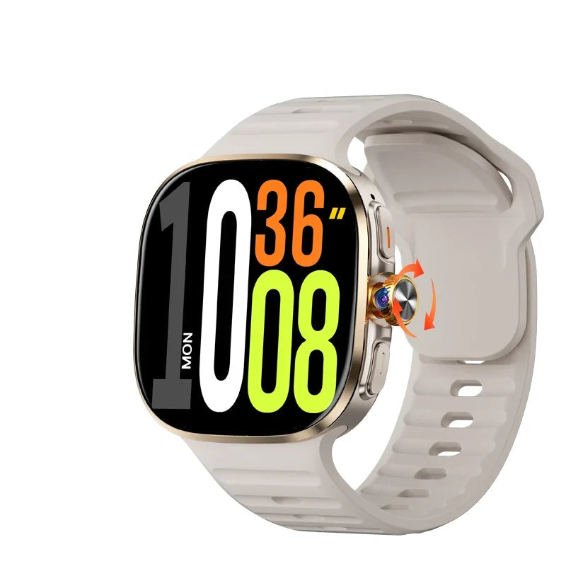 5G Smartwatch 2.4" AMOLED GPS Camera 128GB Battery