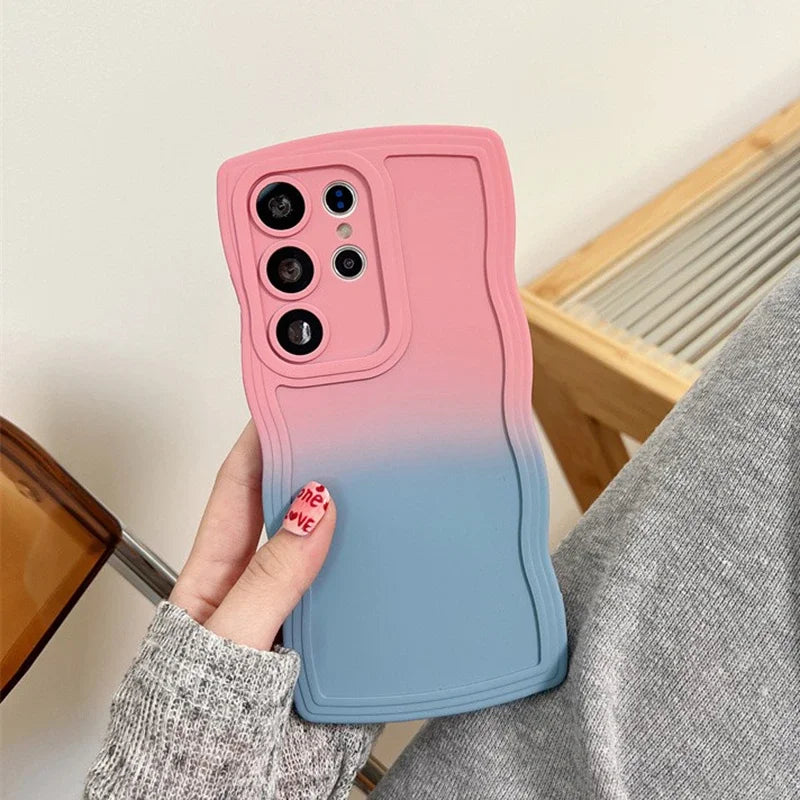 Gradient armband case with holder for Galaxy