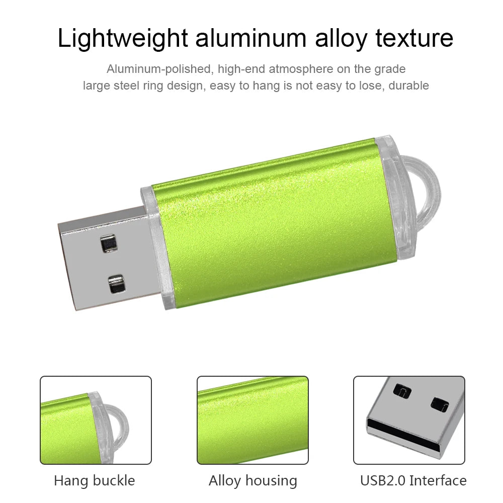 Colorful high-speed USB 2.0 metal stick