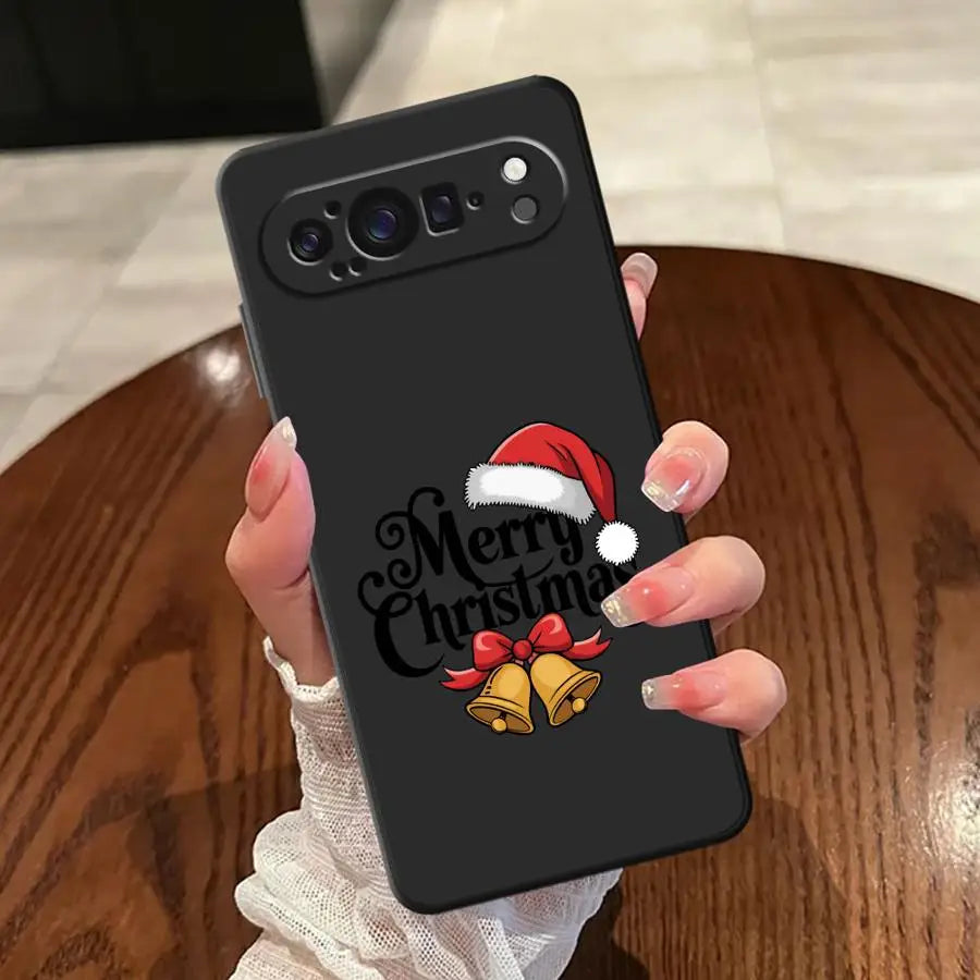 Black soft shell case for Google Pixel 8, 9 and 10