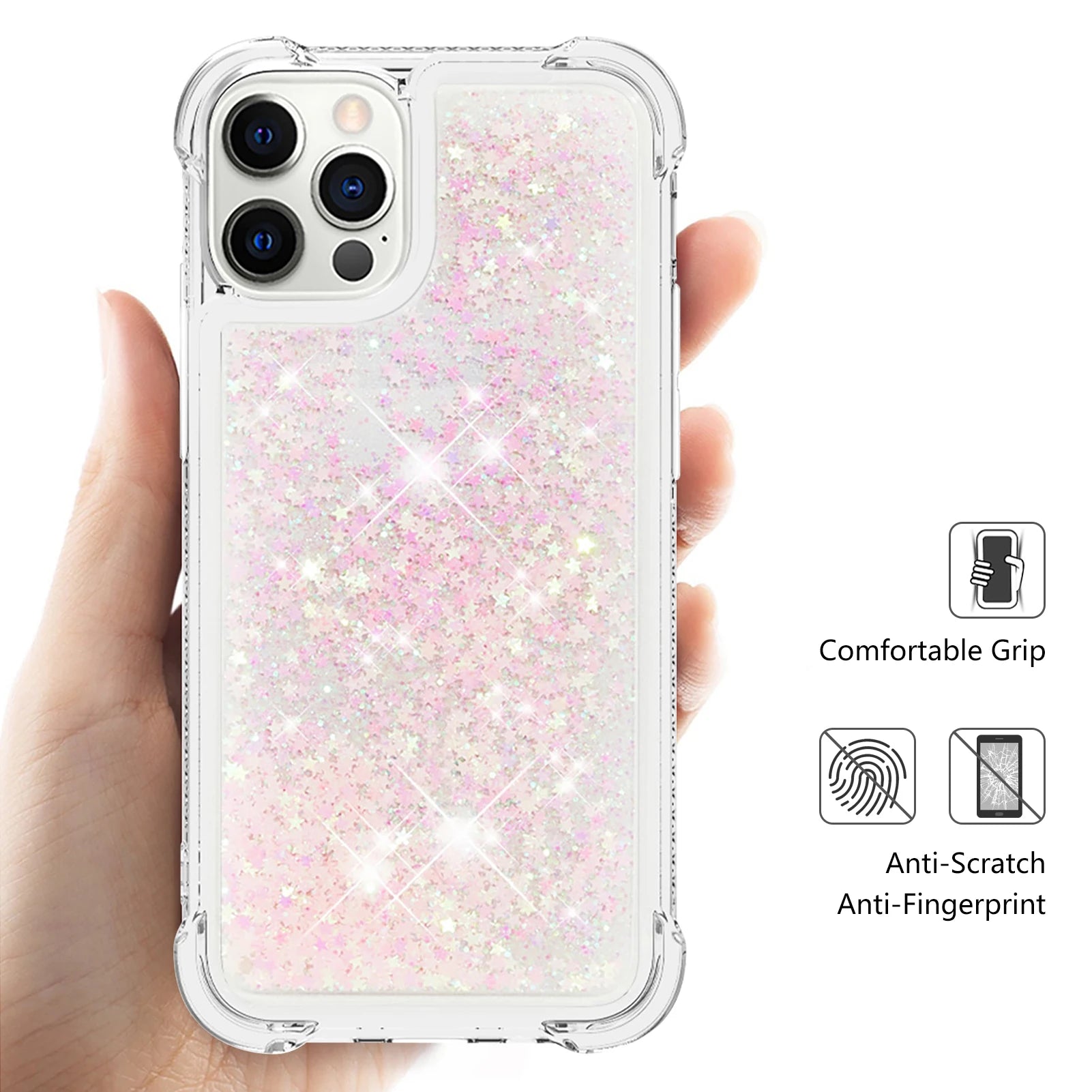 Glitzer Flüssig Hülle für Galaxy S21 bis S25