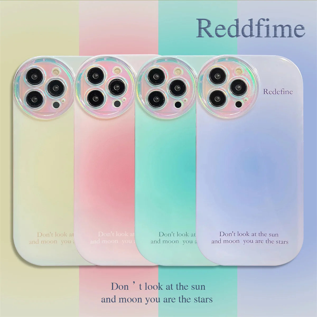 Transparente Laser-Verlaufshülle für iPhone 17 Serie