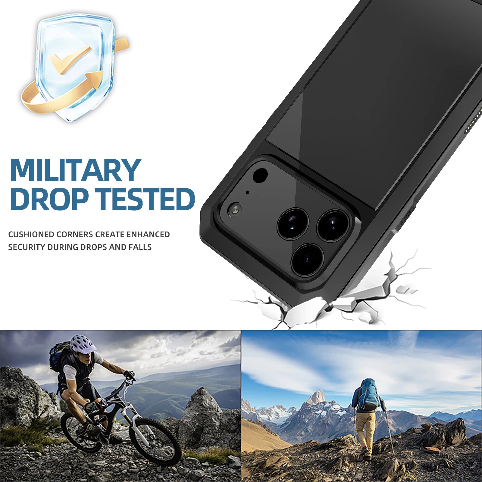 Metall 360° Schutz iPhone 17 Plus Pro Max