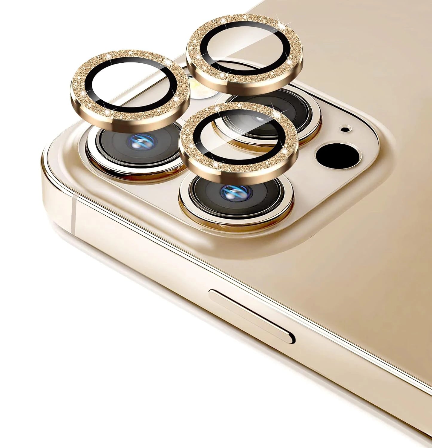 Glitzer-Diamant Kameraobjektivschutz für iPhone – NYFundas