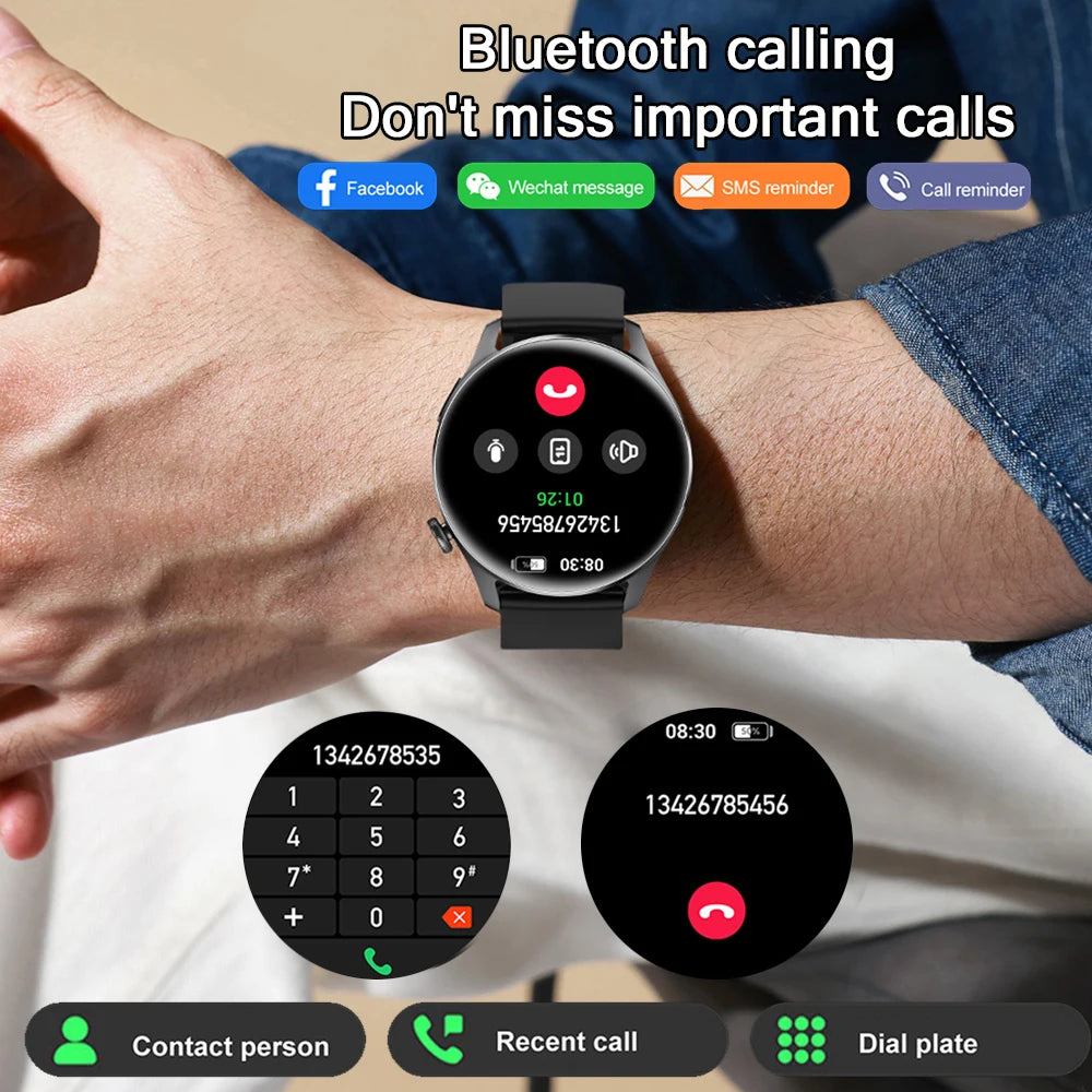 GT 2025 Smartwatch Herren GPS AMOLED IP68