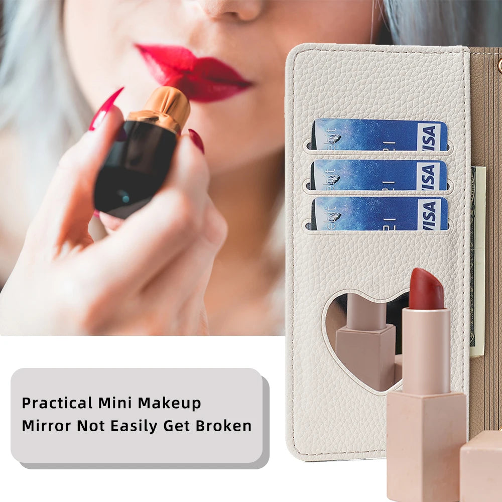 Damen Wallet Hülle für Google Pixel 8, Leder