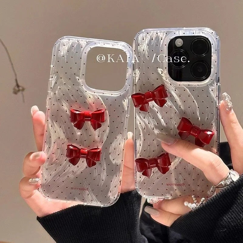 3D Blinkende Schleifen-Hülle für iPhone 17 Pro Max