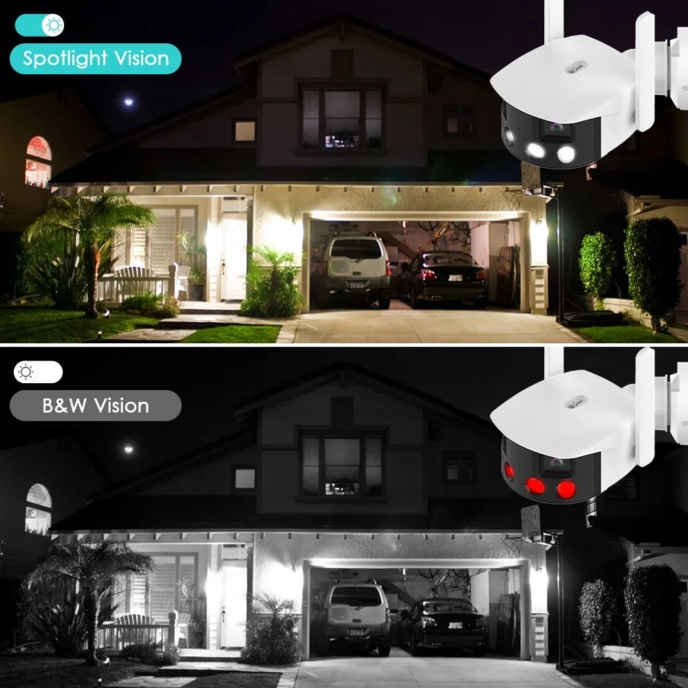 8MP 4K Dual-Lens Ultraweitwinkel IP Kamera mit AI