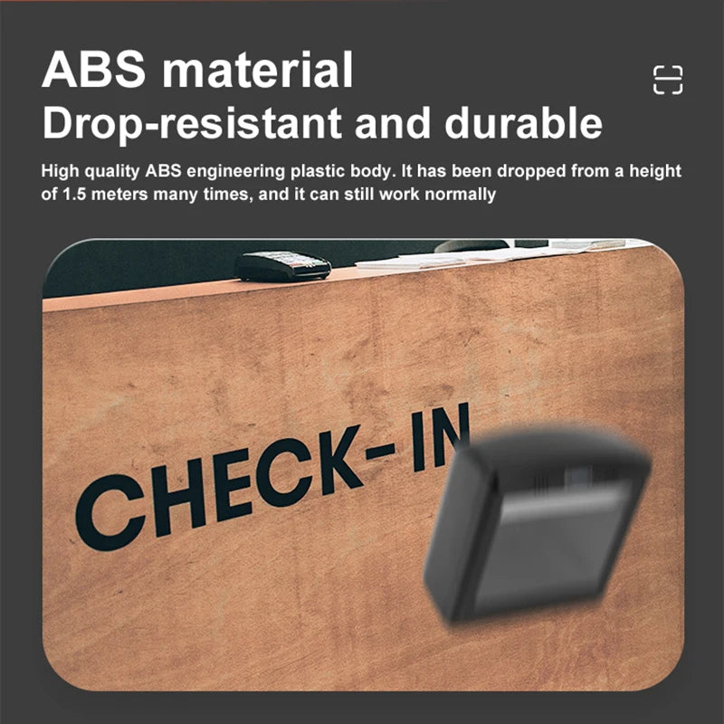 Portable 1D 2D QR barcode scanner for logistics