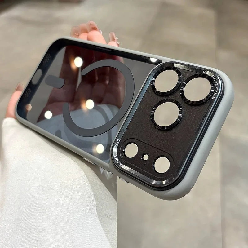 MagSafe transparent hard acrylic case for iPhone 17 Pro Max