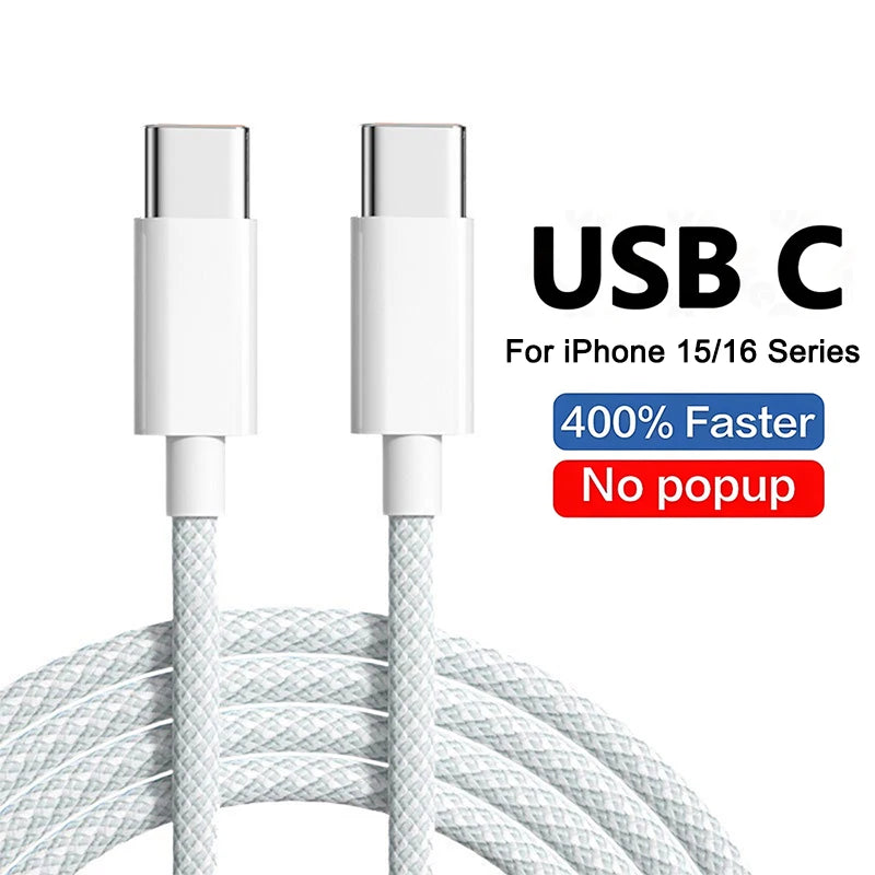 PD 60W Fast Charger USB-C to Type-C Cable