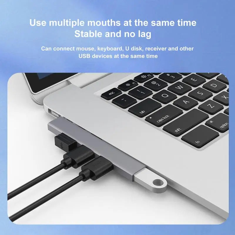 4-in-1 USB-C Hub Docking Station 3.0