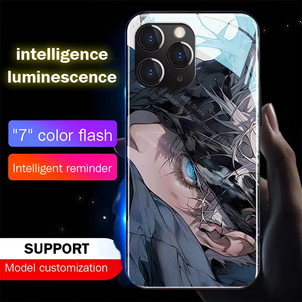 Anime LED Hülle mit Tonsteuerung für Samsung S25