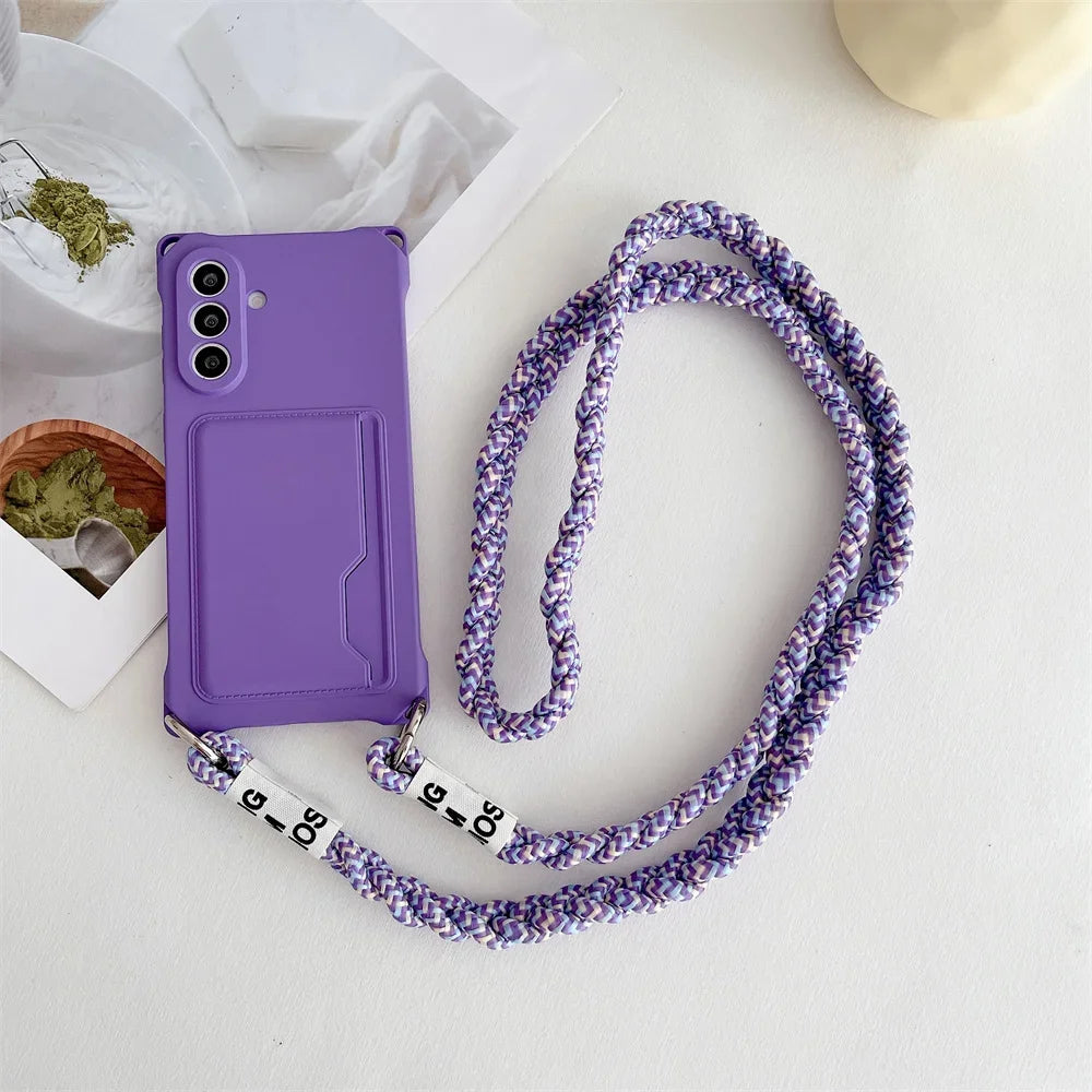 Geflochtener Crossbody Lanyard für Samsung Galaxy