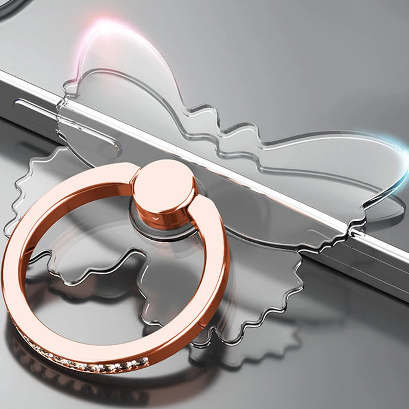 Transparenter 360° Handy-Ringhalterständer