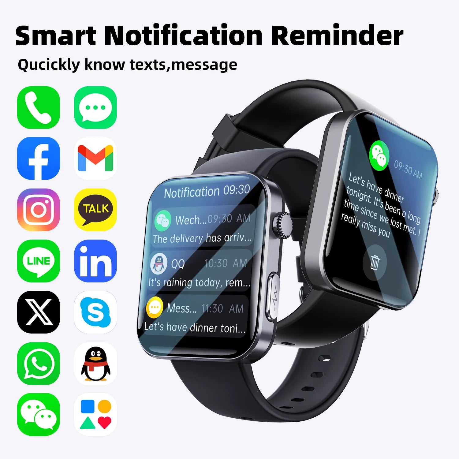 F300 Outdoor Smartwatch mit Bluetooth