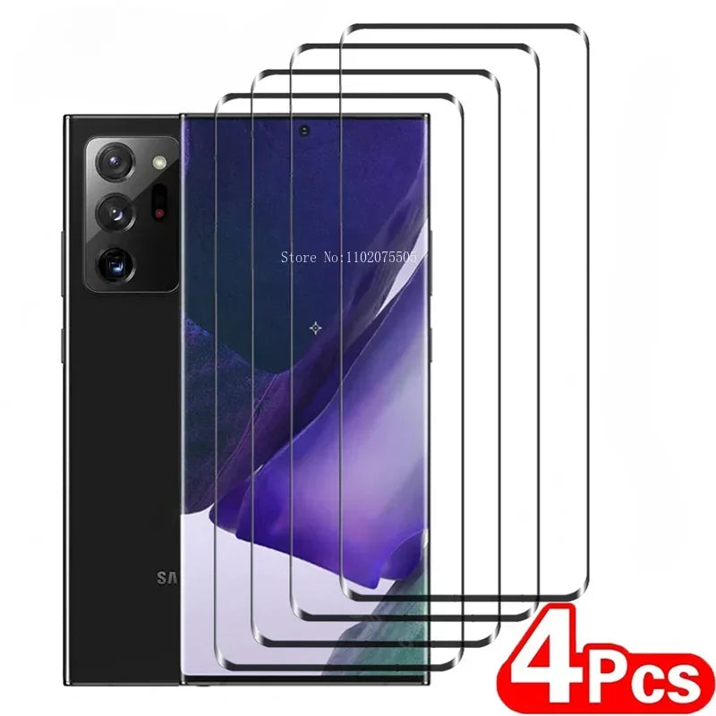 4er Gebogenes Panzerglas für Samsung Galaxy S-Serie