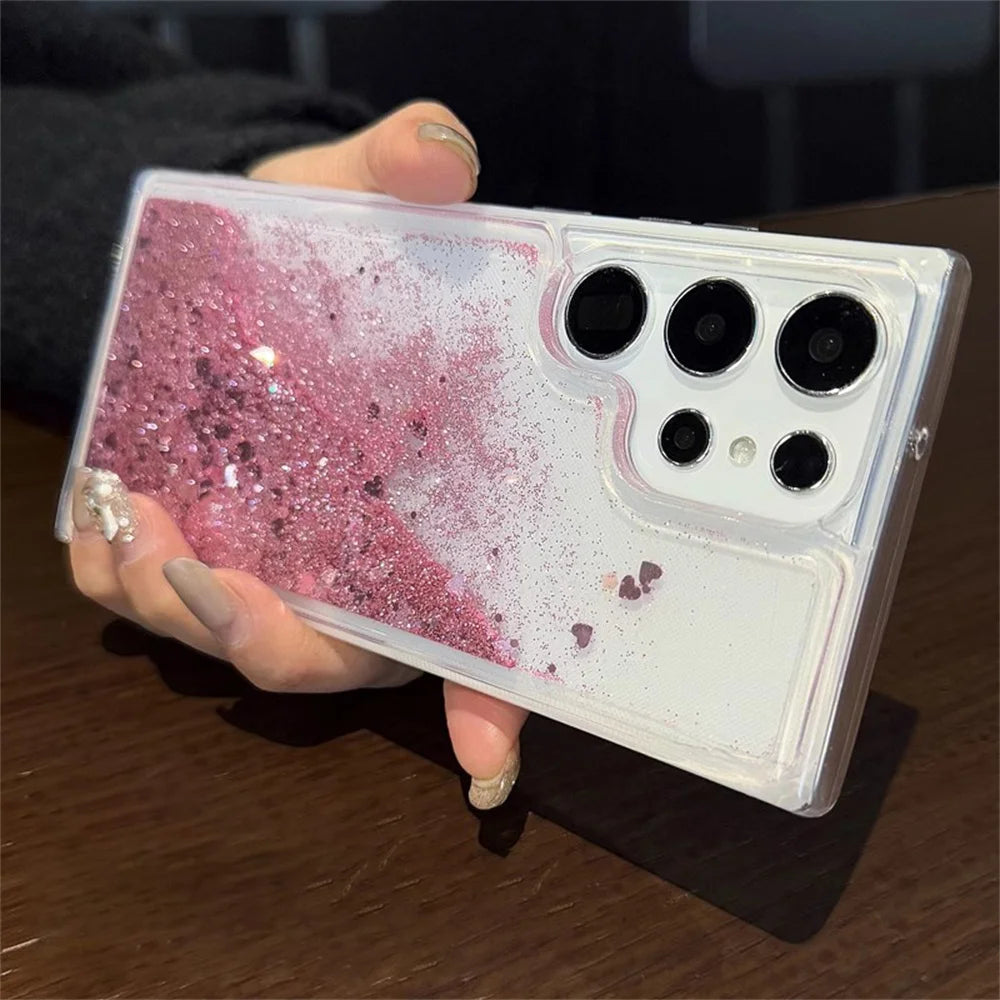 Bling Glitzer Noctilucent Hülle für Samsung S25