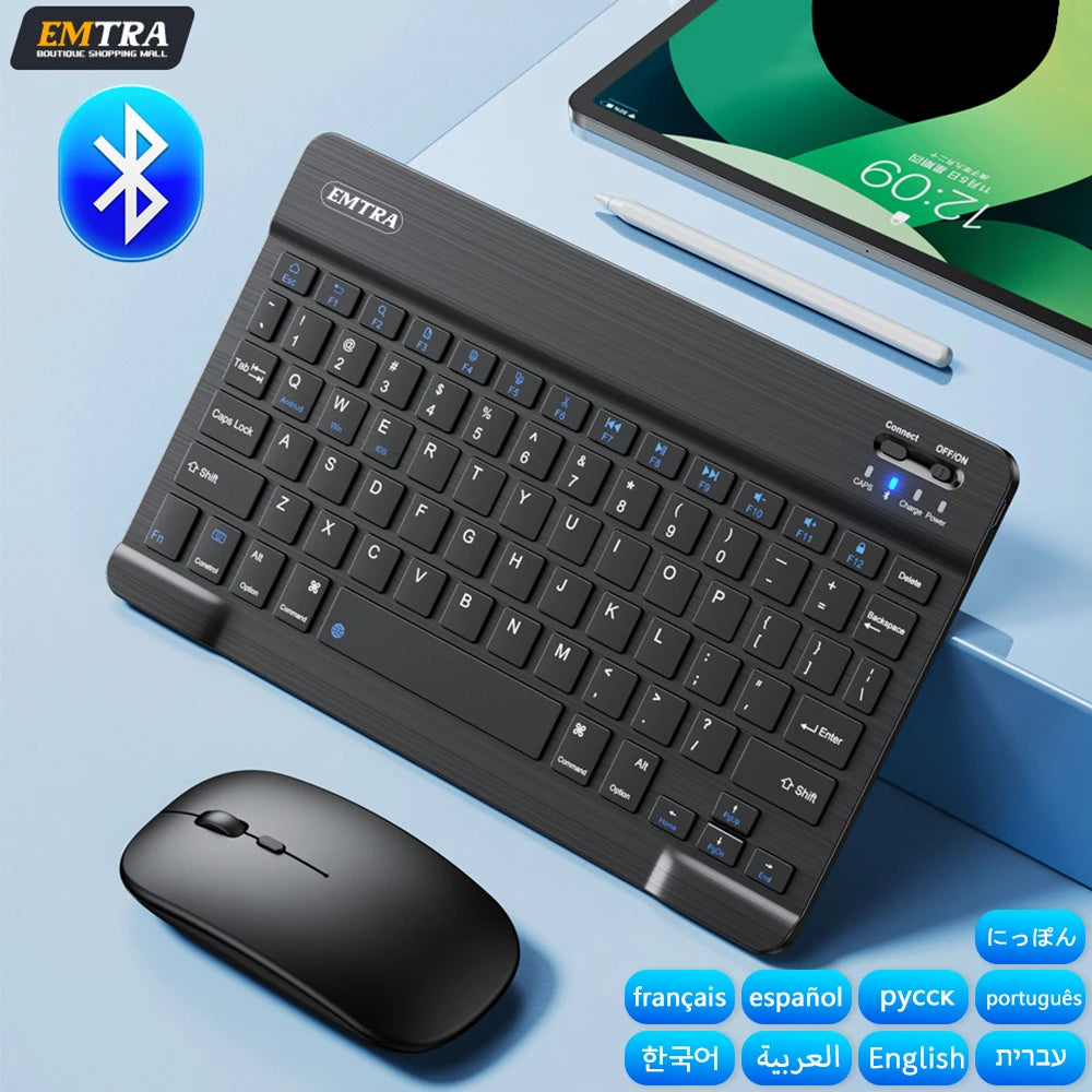 Bluetooth Tastatur Maus für Tablet & iPad