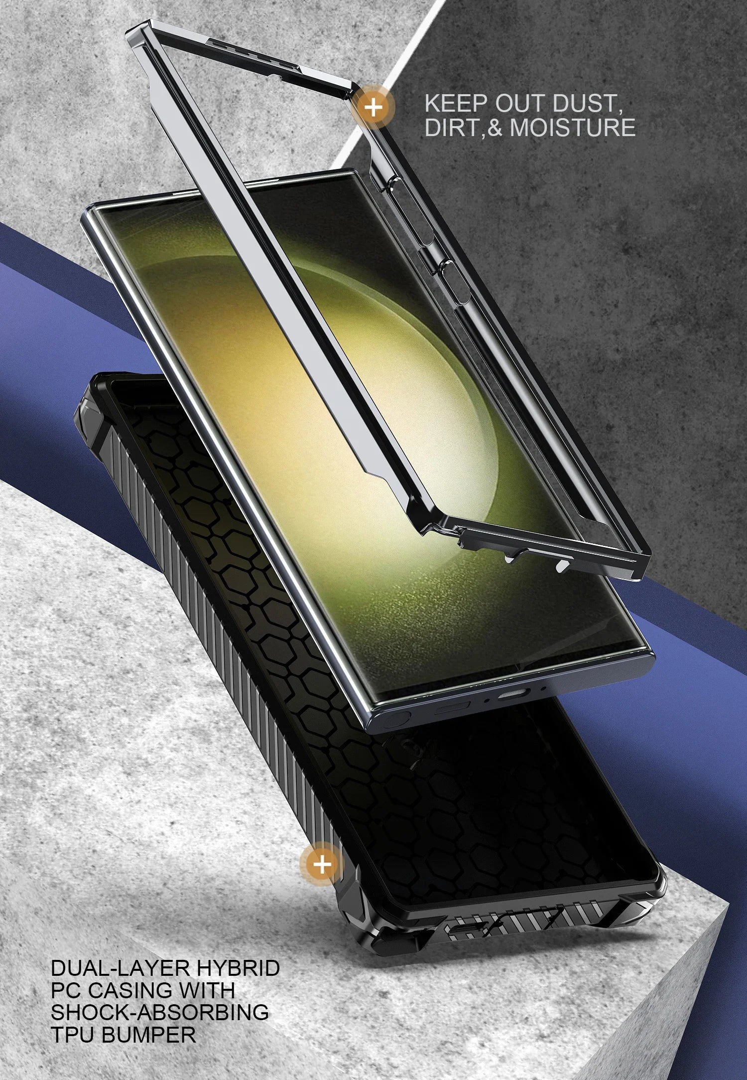 Metallhülle mit Magnet & Ständer