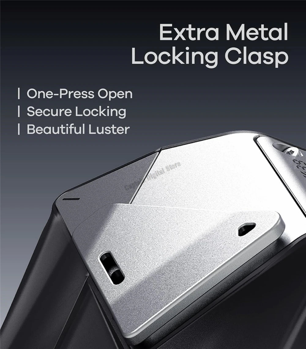 Geometrische AirPods Pro 3 Hülle mit Schloss