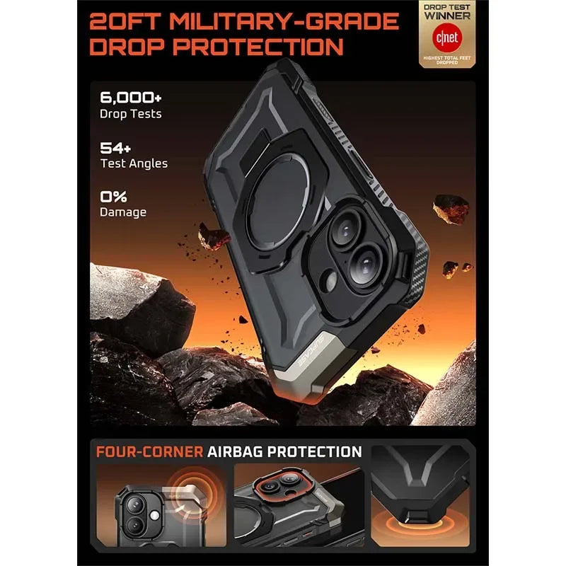 Robuste Hülle für iPhone 17 mit Kamera-Taste & Ständer