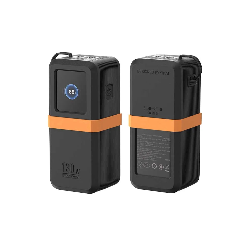 20000mAh Powerbank 130W Schnellladung mit Kabelfach