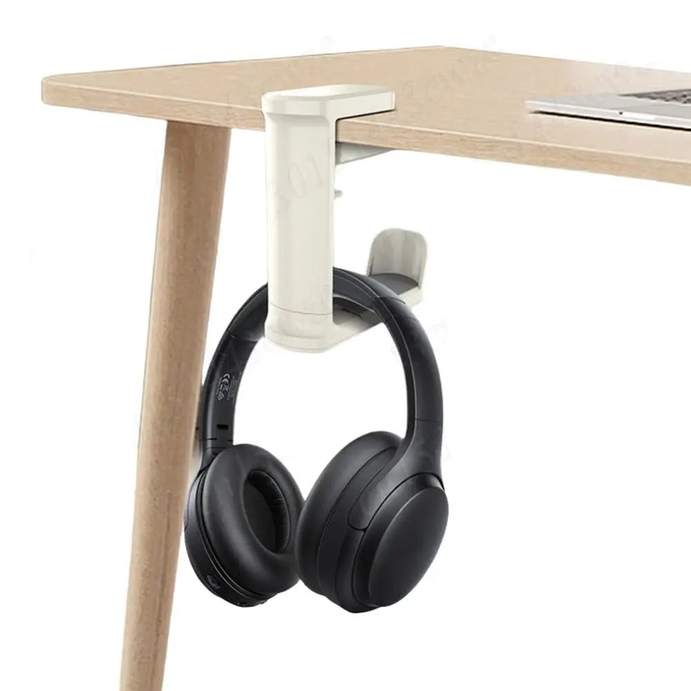 Kopfhörerhalterung Tischklemme – 360 Grad Drehbarer Headset Halter – Werkzeuglose Montage Ohne Bohren für Gaming & Büro